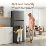 Load image into Gallery viewer, Dreame 440L Gross Capacity Double Door Top- Mount Refrigerator-Freezer, Silver
