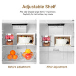 Load image into Gallery viewer, Dreame 440L Gross Capacity Double Door Top- Mount Refrigerator-Freezer, Silver
