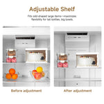 Load image into Gallery viewer, Dreame 670L Gross Capacity Double Door Top- Mount Refrigerator-Freezer, Silver
