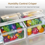 Load image into Gallery viewer, Dreame 670L Gross Capacity Double Door Top- Mount Refrigerator-Freezer, Silver
