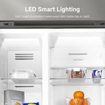 Load image into Gallery viewer, Dreame 808L Capacity, Side-by-Side Double Door Refrigerator-Freezer, Silver
