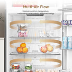 Load image into Gallery viewer, Dreame 670L Gross Capacity Double Door Top- Mount Refrigerator-Freezer, Silver
