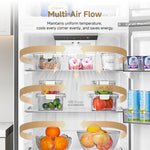 Load image into Gallery viewer, Dreame 440L Gross Capacity Double Door Top- Mount Refrigerator-Freezer, Silver
