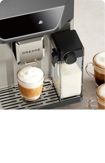 One-Tap, Silky-Dense Milk <br>Frothing