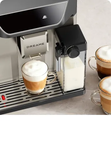 One-Tap, Silky-Dense Milk <br>Frothing