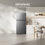 Load image into Gallery viewer, Dreame 670L Gross Capacity Double Door Top- Mount Refrigerator-Freezer, Silver
