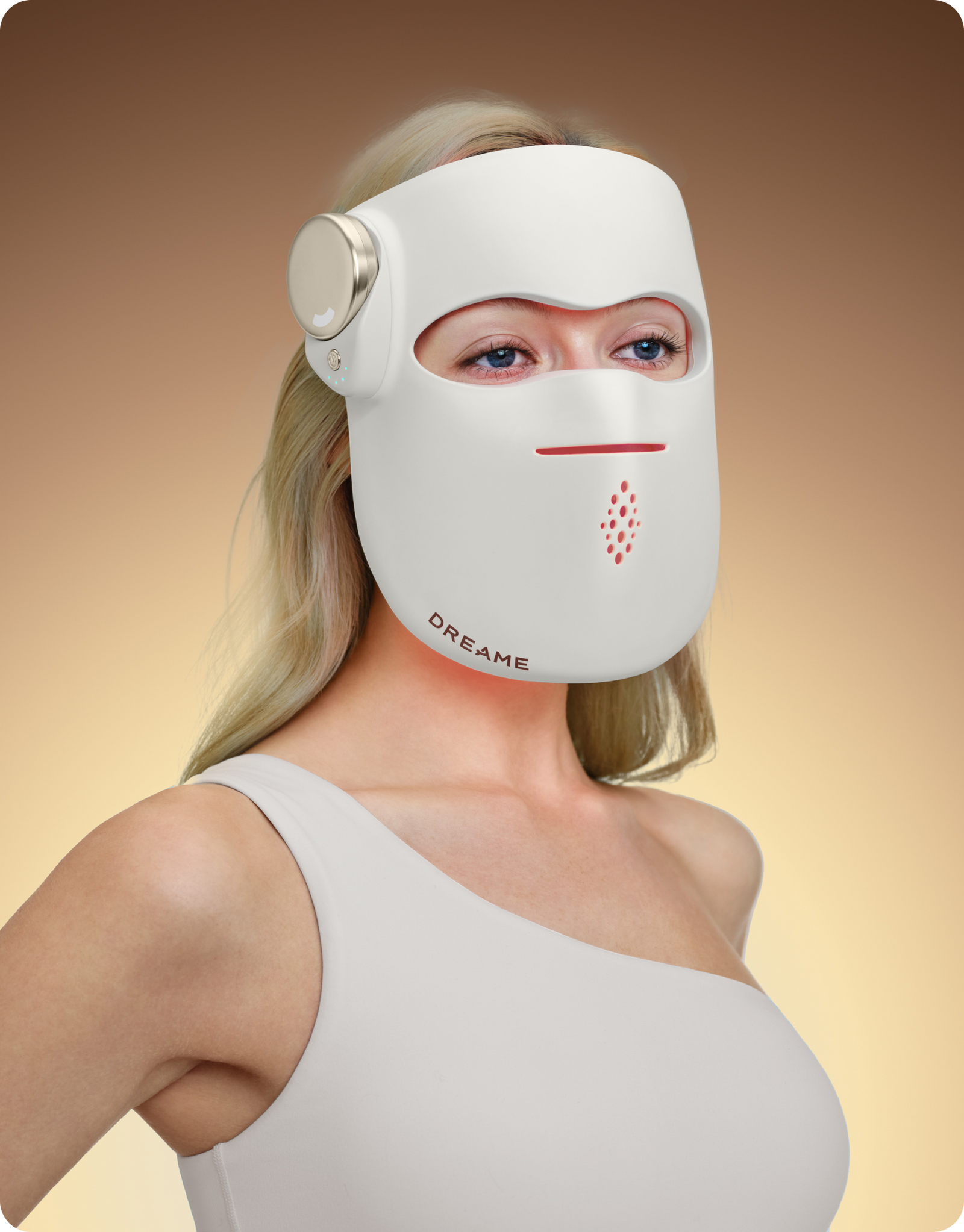 Integrated Eye-Cover Design with Viewing Window