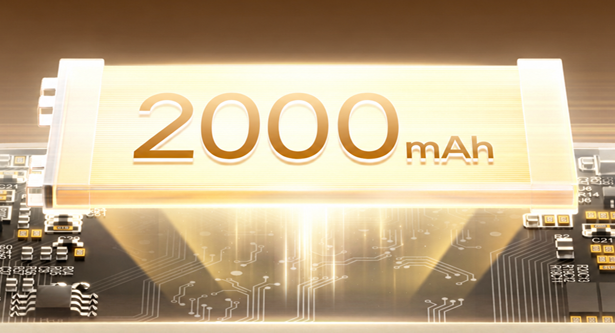 2000mAh Battery for Extended Runtime