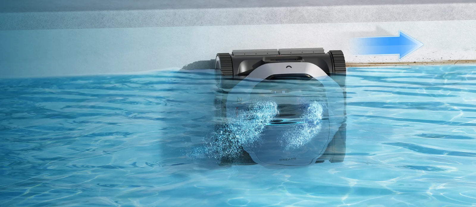 Maximize Pool 
Waterline Coverage
Horizontal 
Waterline Cleaning